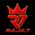 Official Raja7 Game logo with a red crown and R7 emblem on a black background.